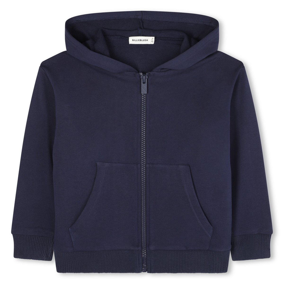 Cardigan con cappuccio indigo blue, BILLIEBLUSH
