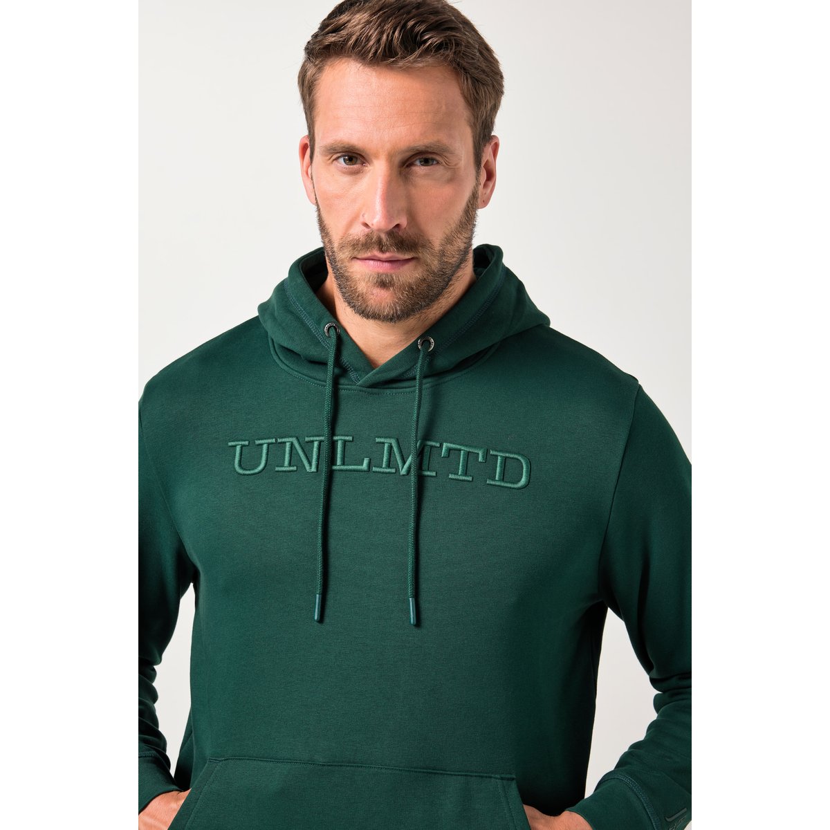Sweat-shirt à capuche, collection Outdoor vert foncé, JP1880