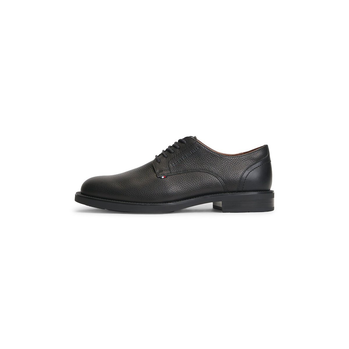 Derbies en cuir dress noir, TOMMY HILFIGER