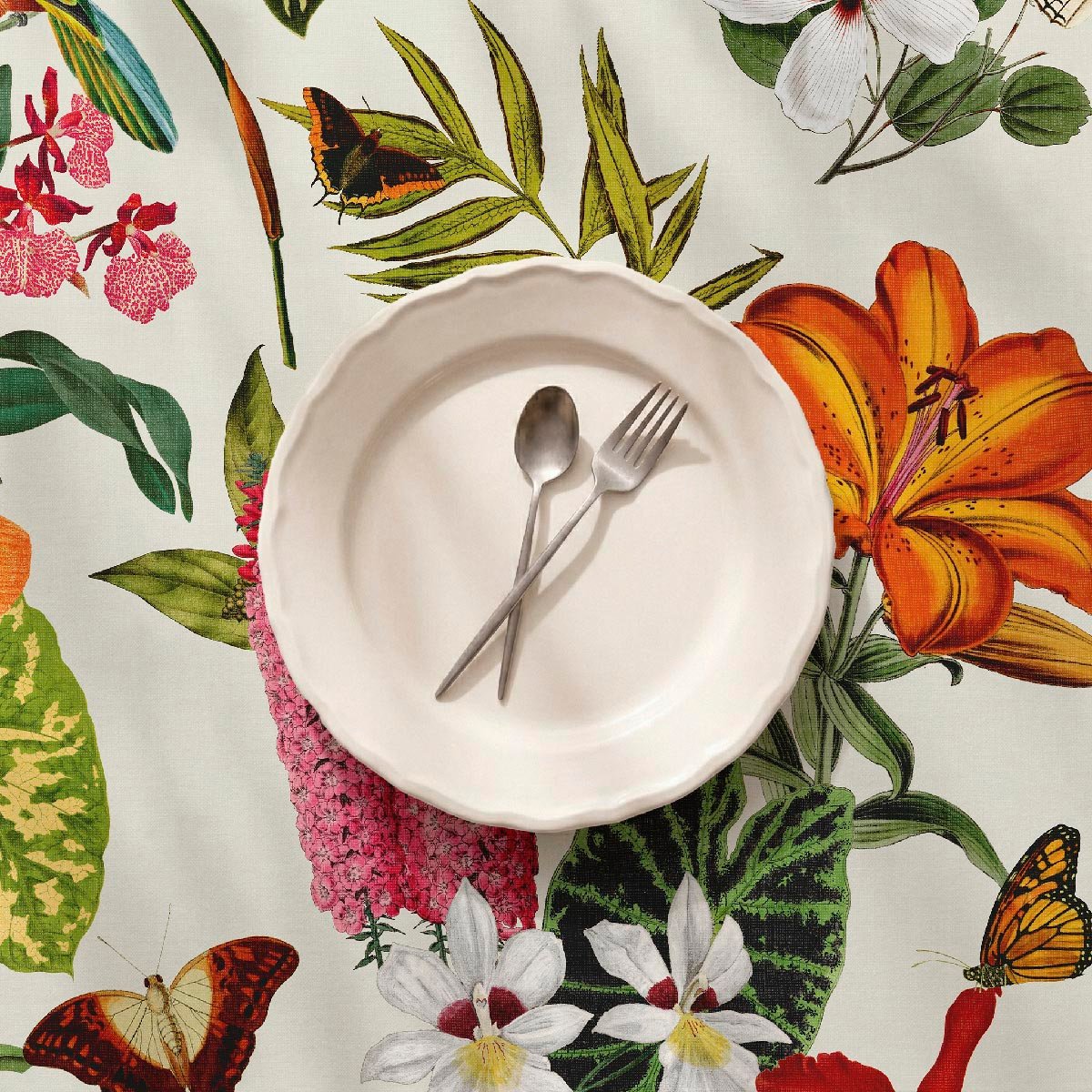 Nappe anti-taches Paraiso - coton 100% - multicolore, NAF NAF HOME