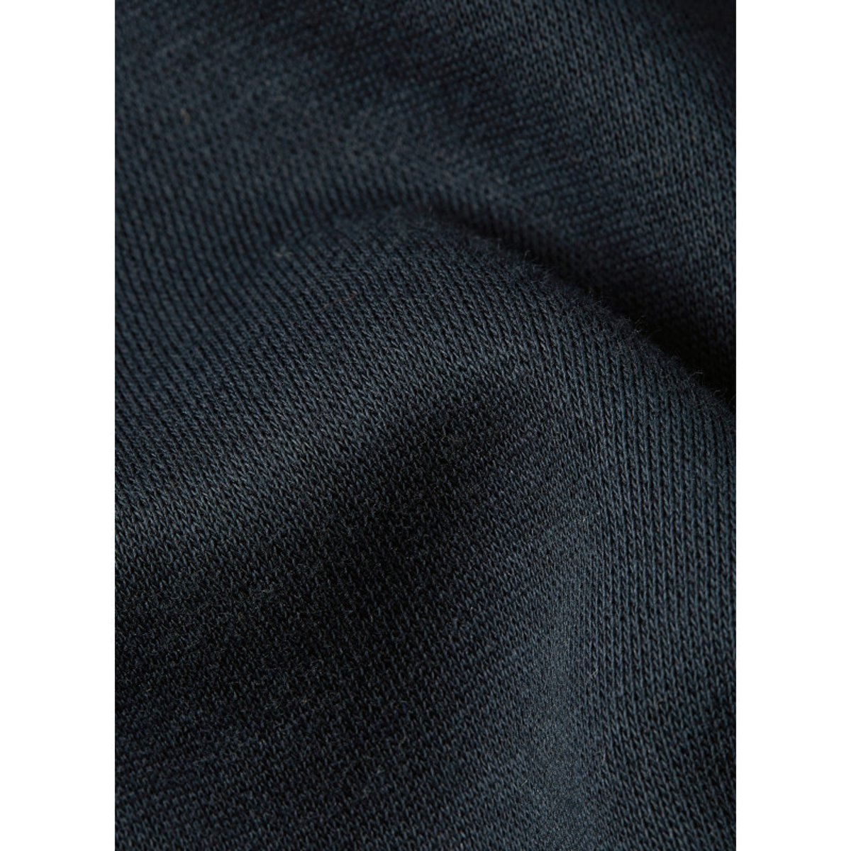 Sweat marine uni avec une coupe droite et des manches longues bleu foncé, G-Star RAW