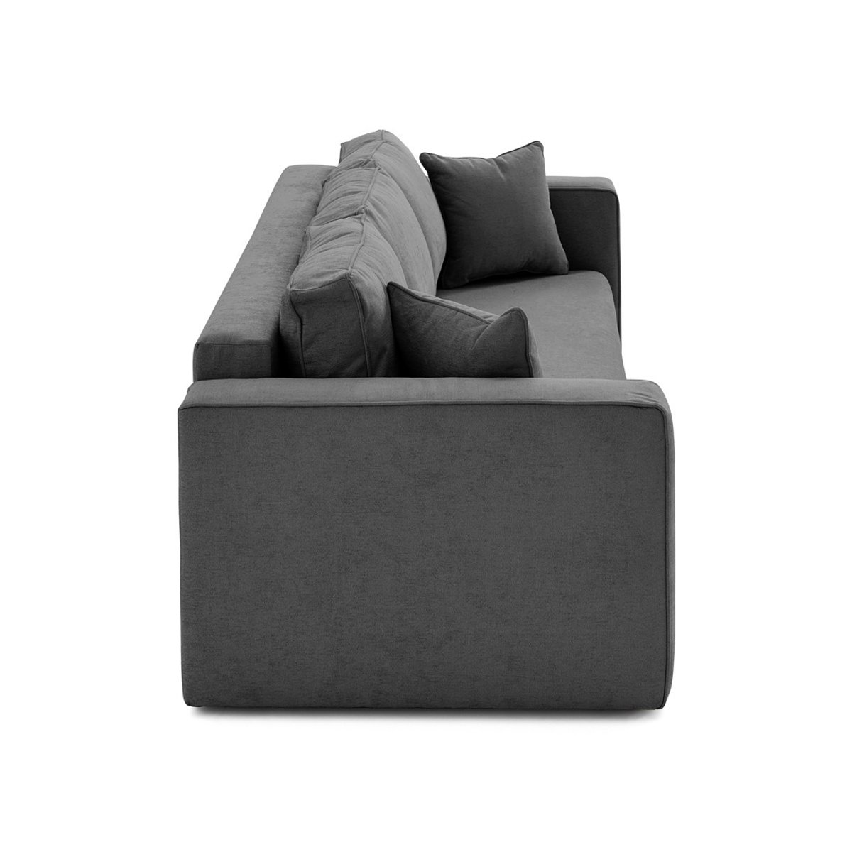 Canapé Convertible 3 places - TOPAZE gris foncé, BEST MOBILIER