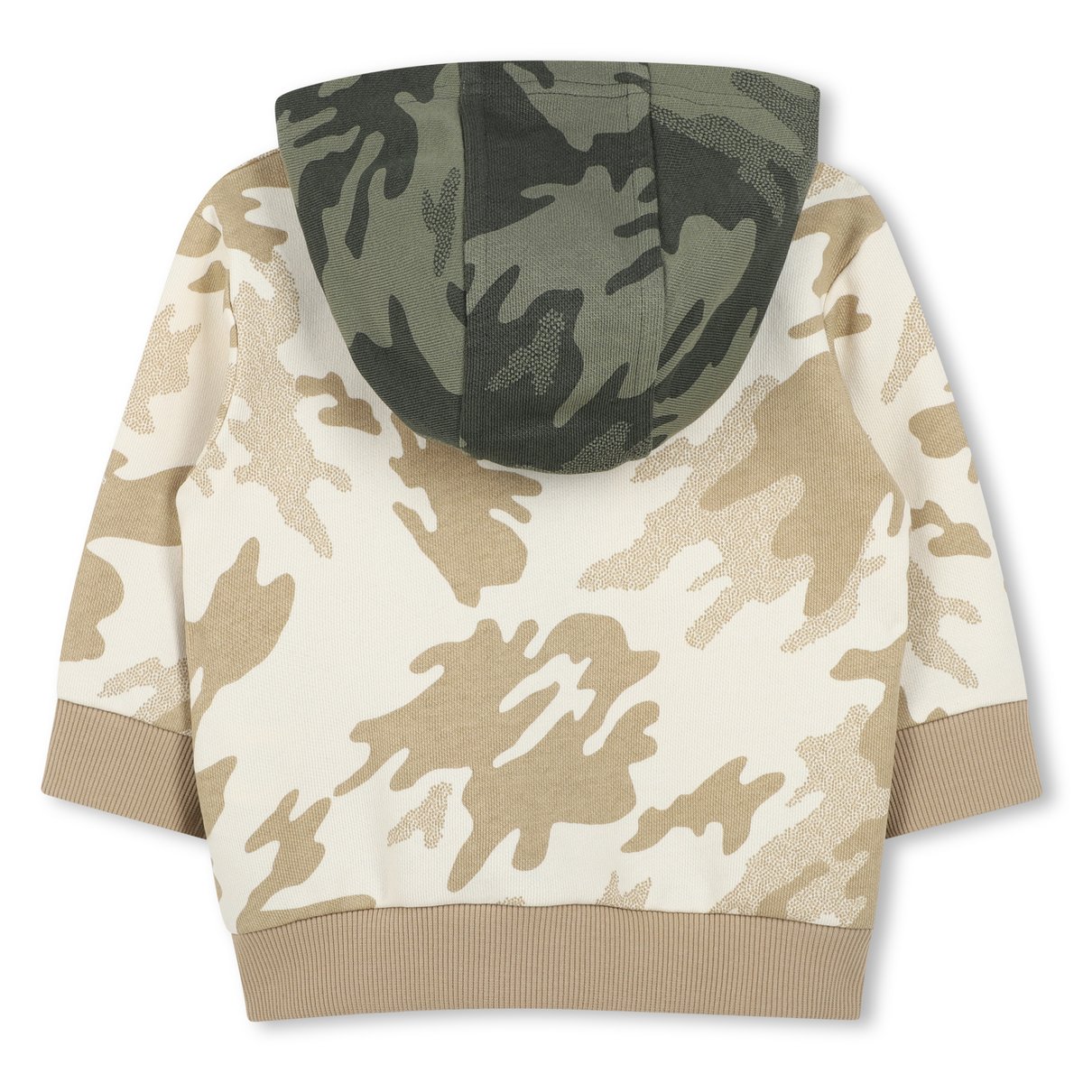 Cardigan de jogging à capuche riz, TIMBERLAND
