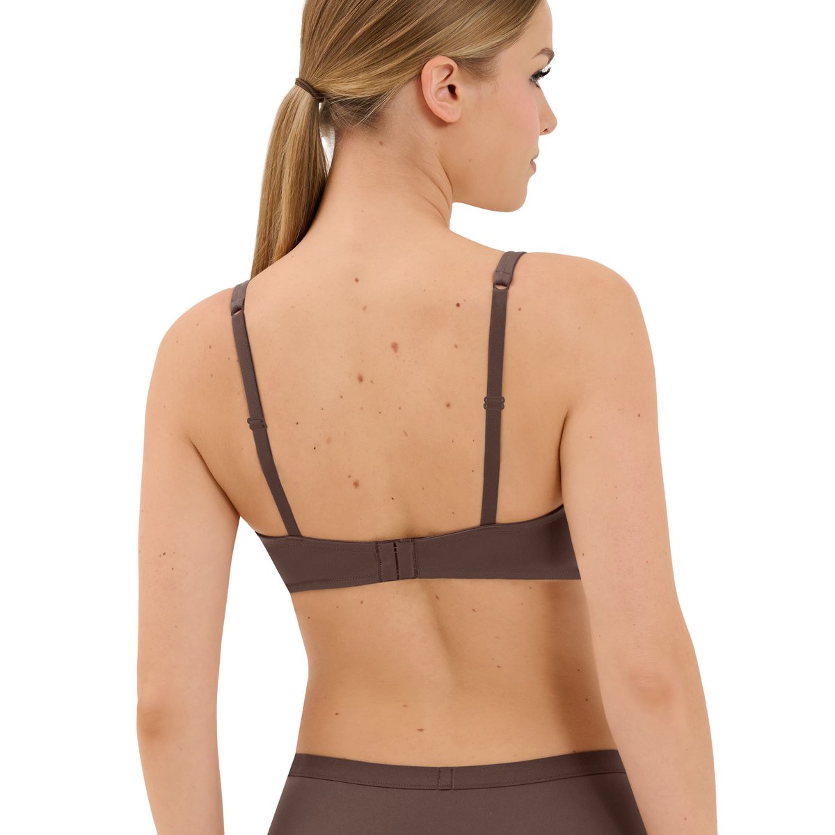 Soutien-gorge sans armatures Maya chocolat, LISCA