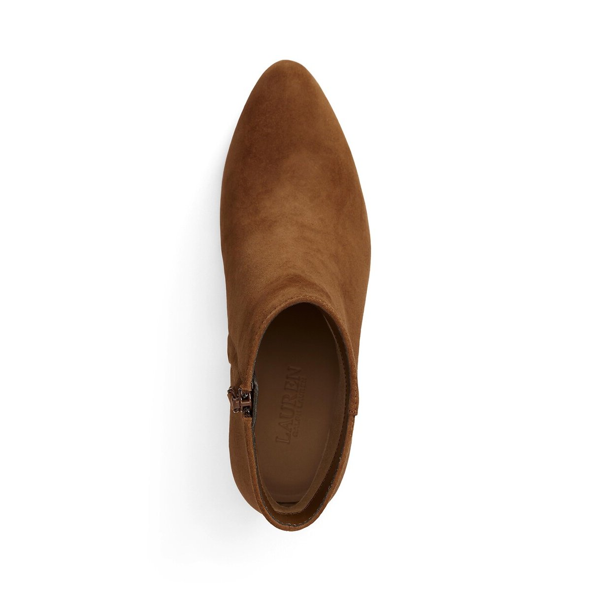 Emersyn Heeled Suede Ankle Boots tobacco, LAUREN RALPH LAUREN