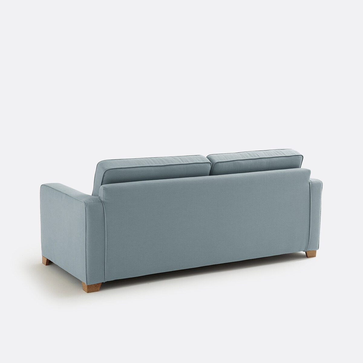 Canapé convertible coton et lin, Ajis bleu grisé, SO'HOME
