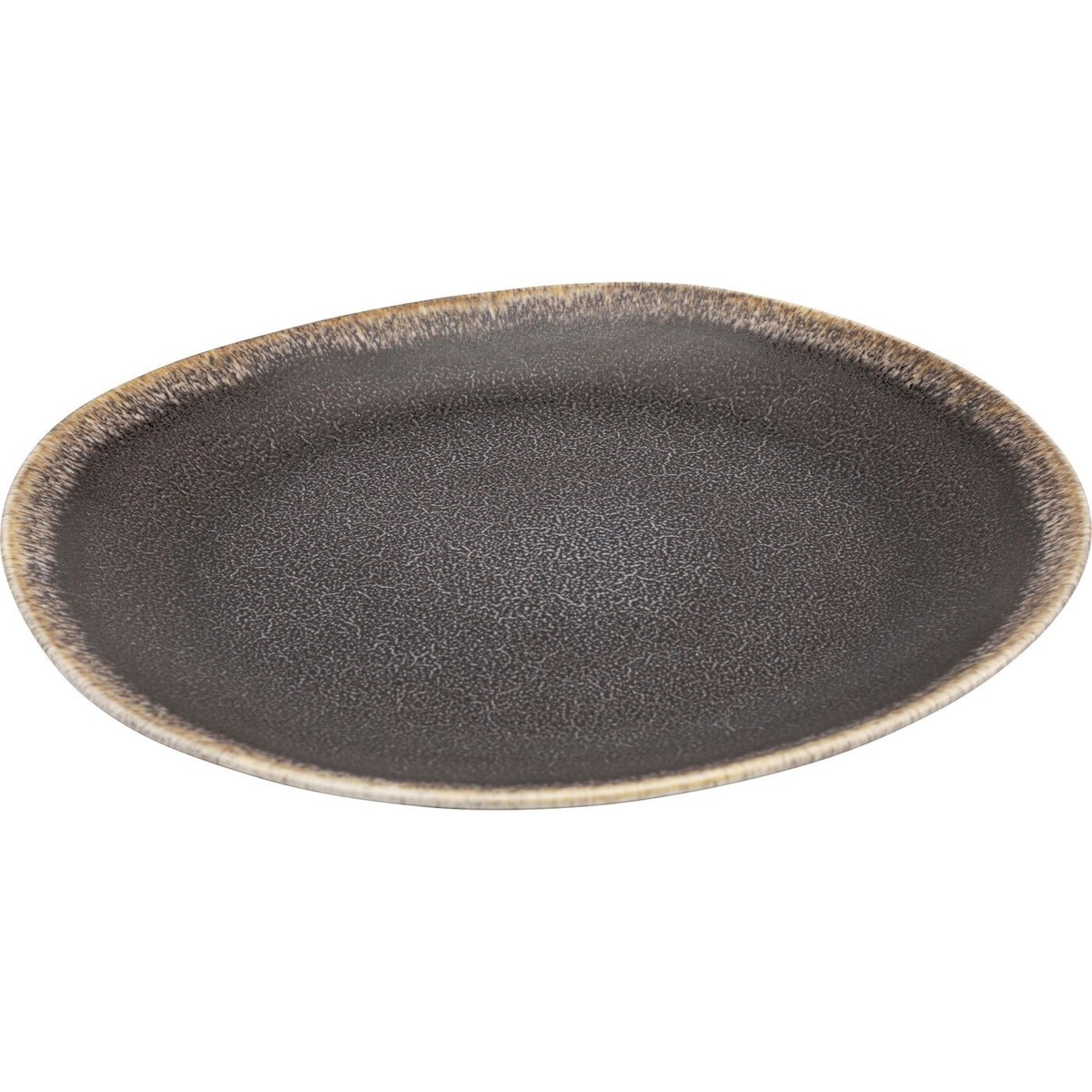 Lot de 6 assiettes à dessert, VALERIO marron, KARE DESIGN