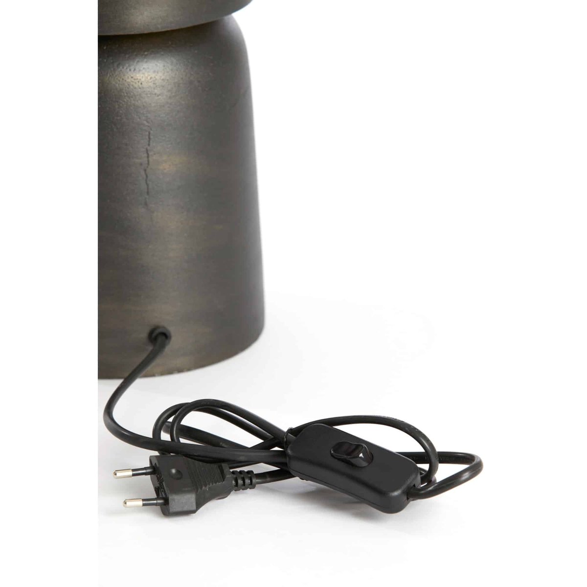 Base De La Lampe Métal LABIS anthracite, LIGHT & LIVING 