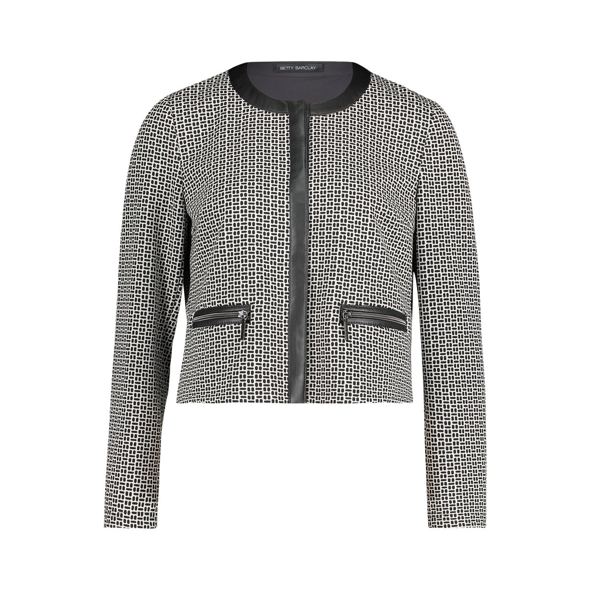 Veste blazer à manches longues blanc/noir, BETTY BARCLAY