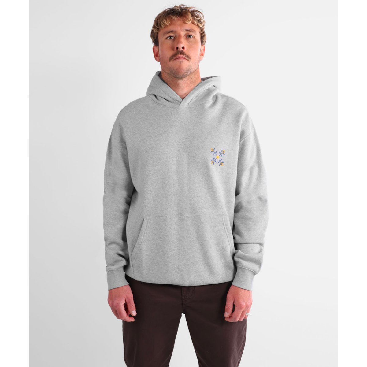 Sweat capuche SEREGOR gris chine, OXBOW