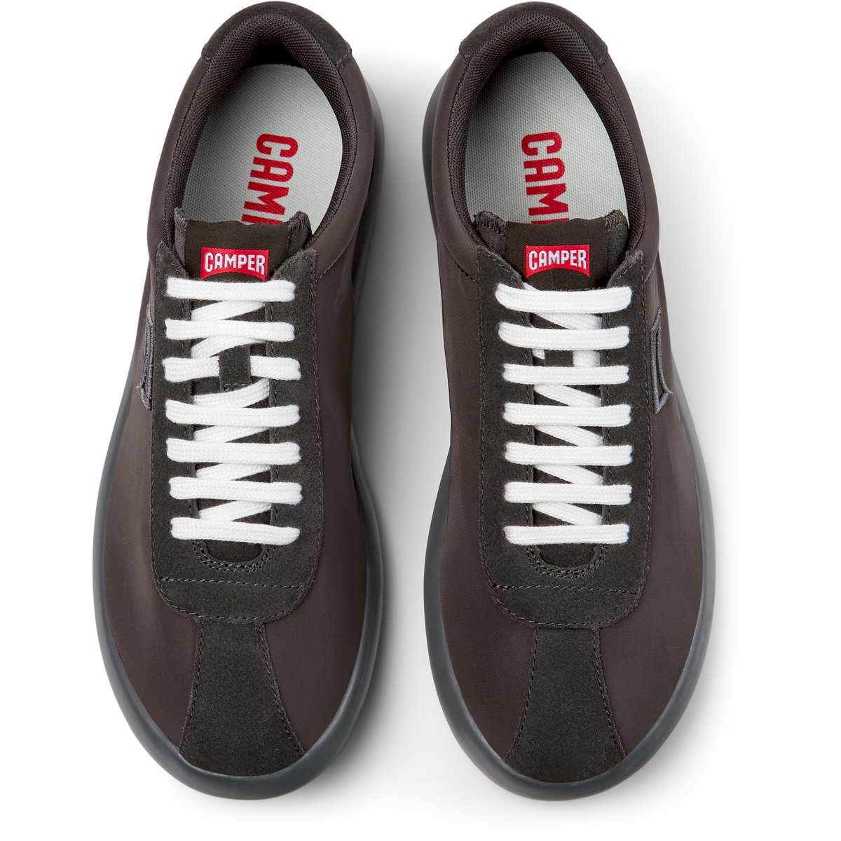 Baskets Cuir PELOTAS XLF gris foncé, CAMPER