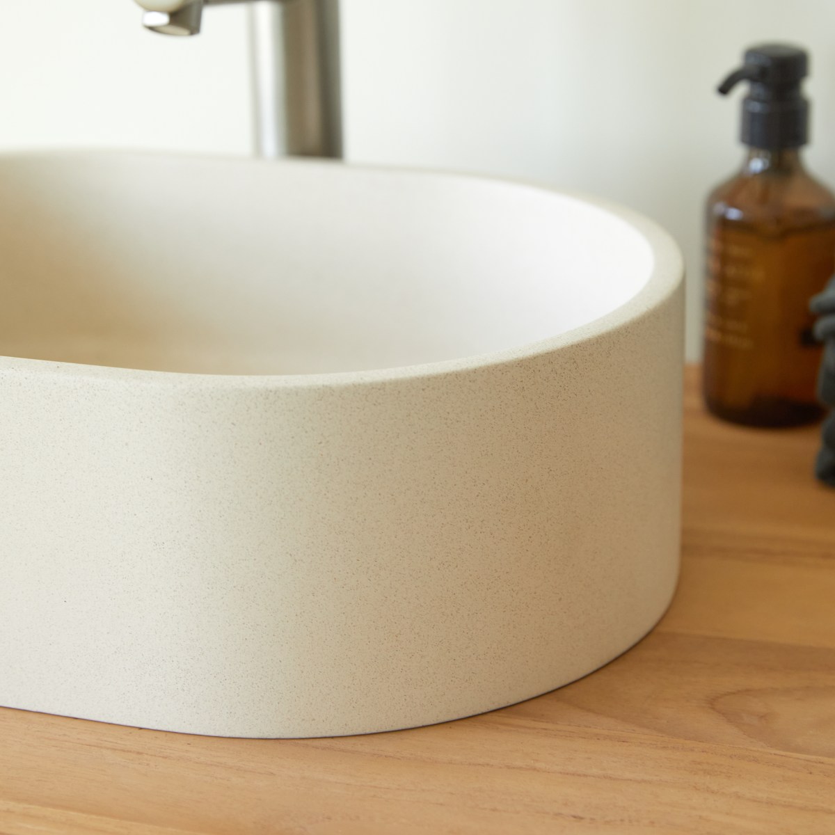 Vasque en Terrazzo, TARA beige, TIKAMOON