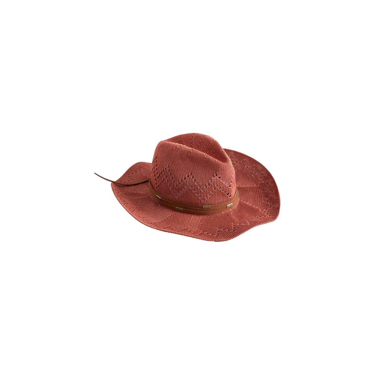 Chapeau de cowboy pliable marron rouille, NEXT
