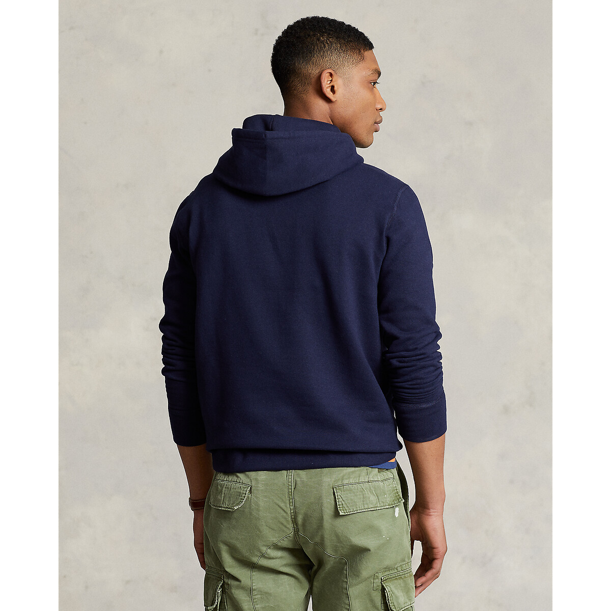 Sweat à capuche RL en molleton bleu marine, POLO RALPH LAUREN