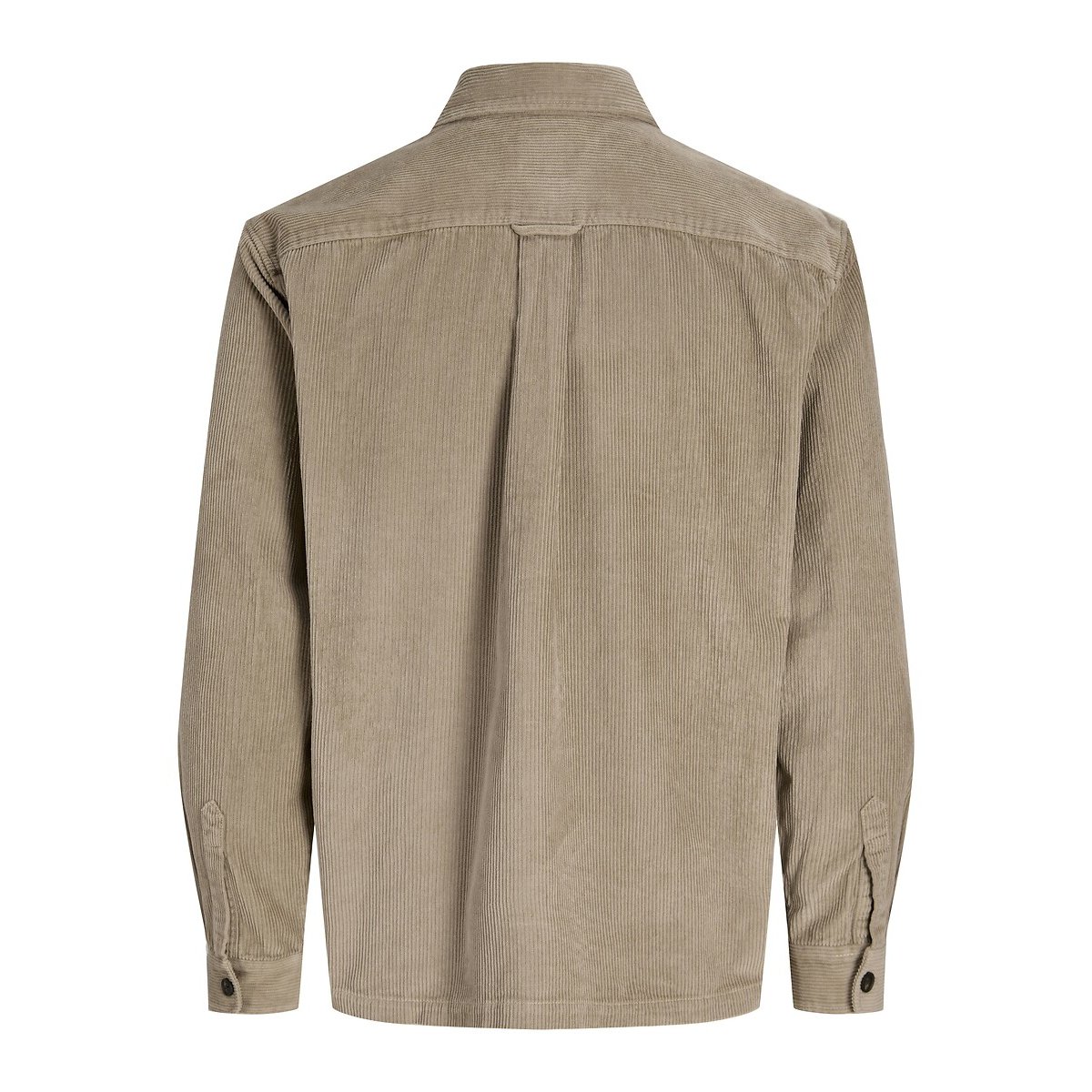 Surchemise droite, manches longues beige, JACK & JONES
