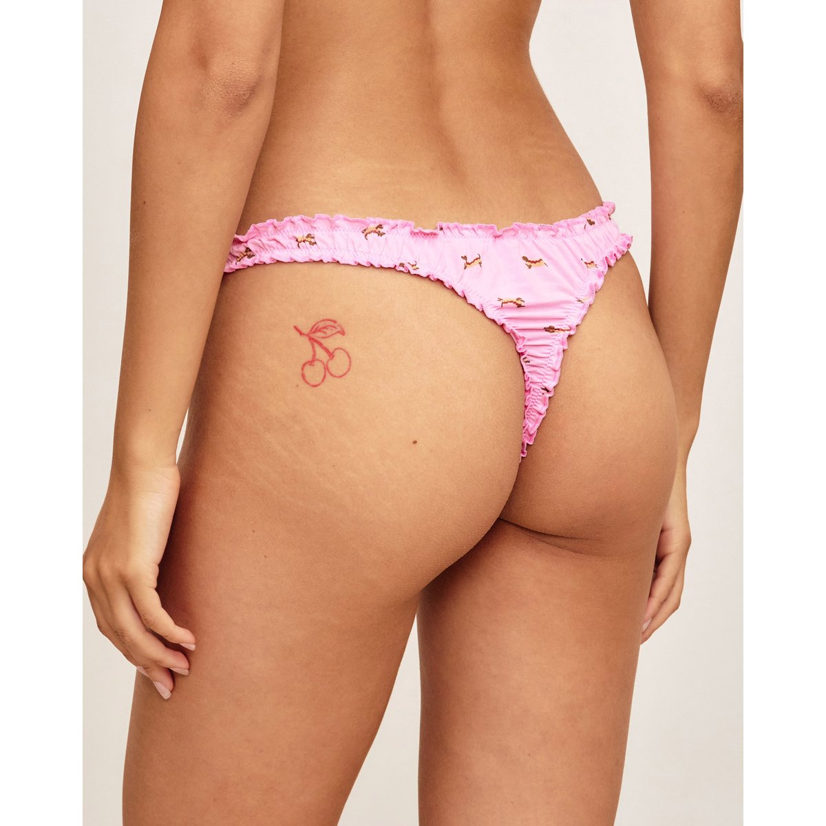 String en coton imprimé citrons COPOUPYLIZ rose, UNDIZ