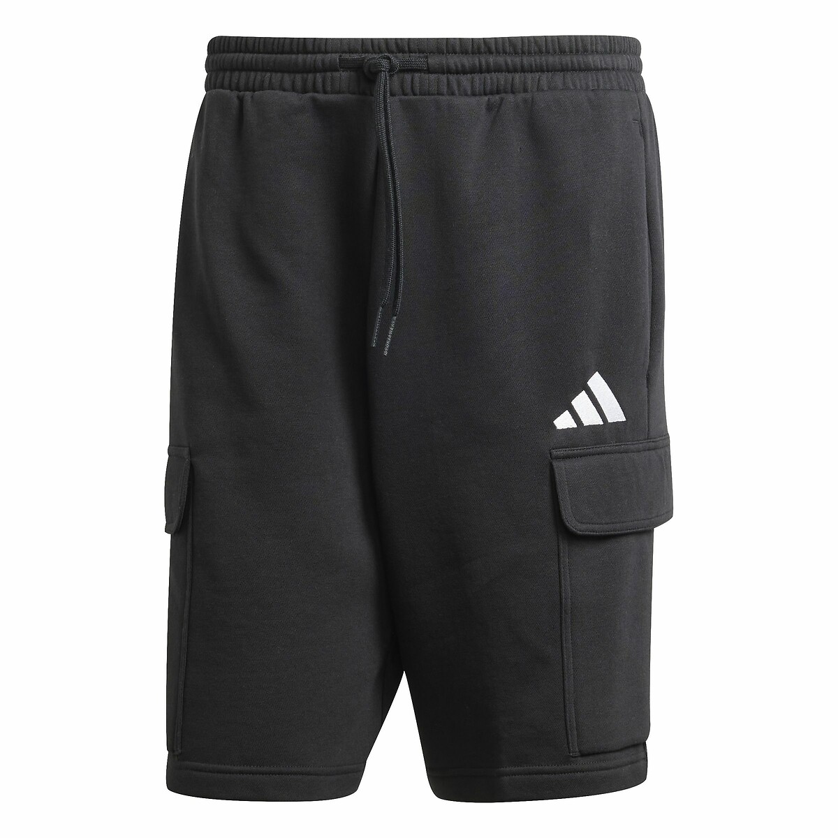 Essentials Feel Cozy Cargo Shorts in French Terry Fabric black, ADIDAS SPORTSWEAR