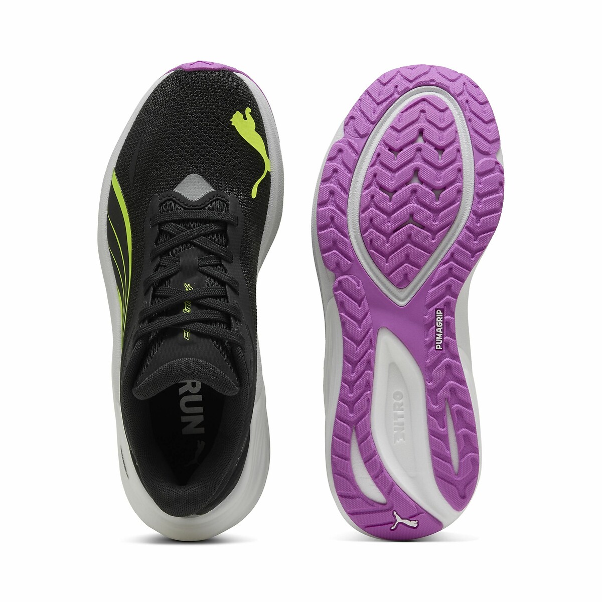 Baskets Electrify Nitro 4 noir/jaune, PUMA