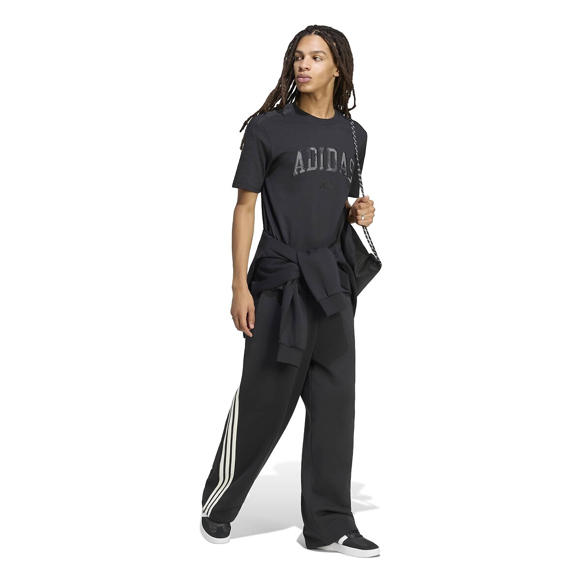 Tee-shirt manches courtes, CAMO ESSENTIALS noir, ADIDAS SPORTSWEAR