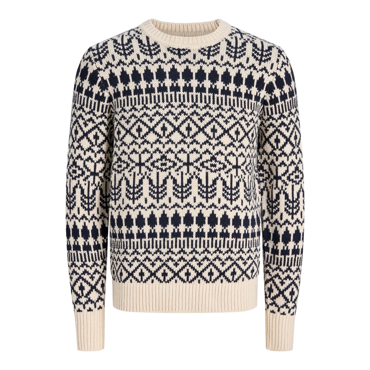 Pull En Maille blanche - parchment 1, JACK & JONES