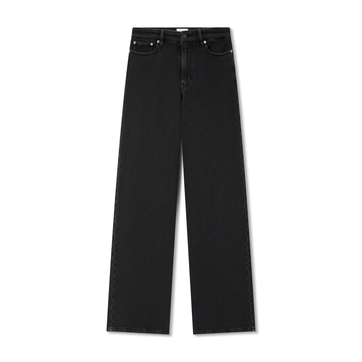 JEANS DROIT LARGE TAILLE MOYENNE DENIM CONFORT truffle, LABDIP