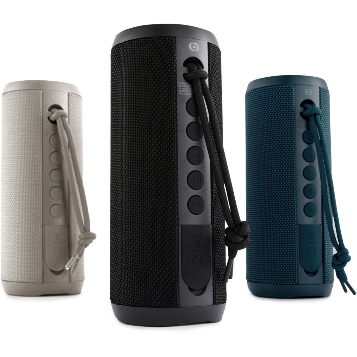 Enceinte portable SB70 ECODESIGN Noire USB-C couleur unique, ESSENTIEL B