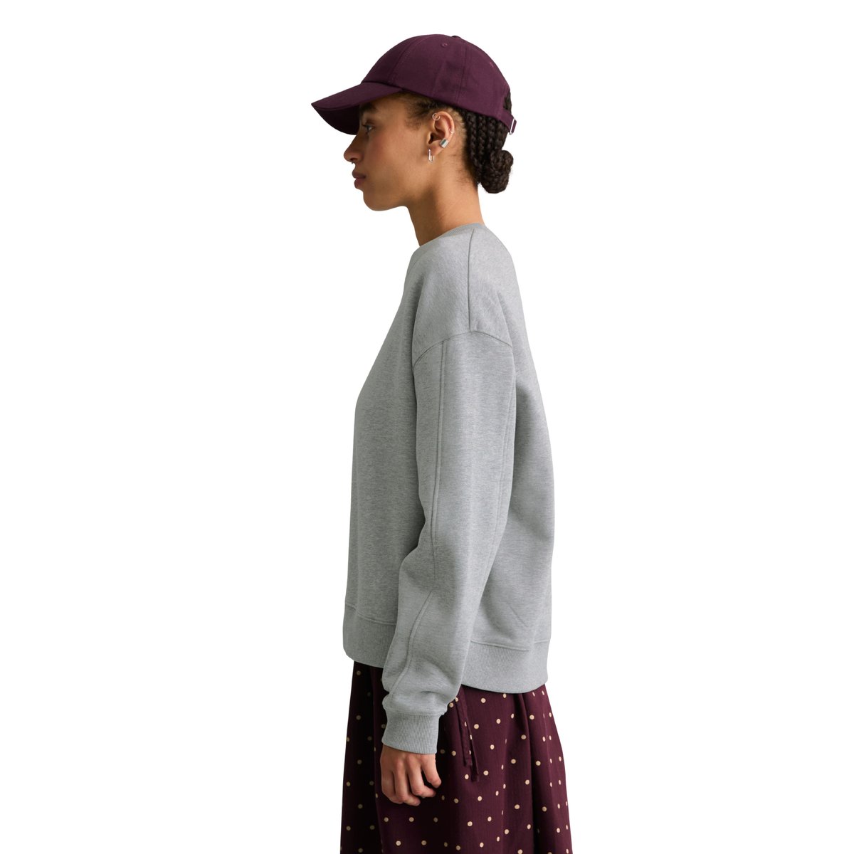 Sweat-shirt en coton biologique gris, MARC O’POLO DENIM