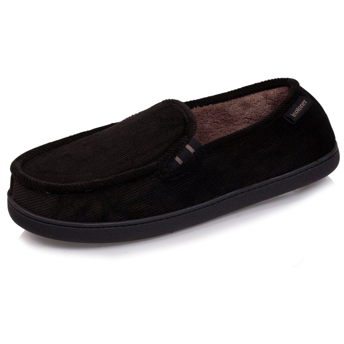 Chaussons Mocassins noir, ISOTONER