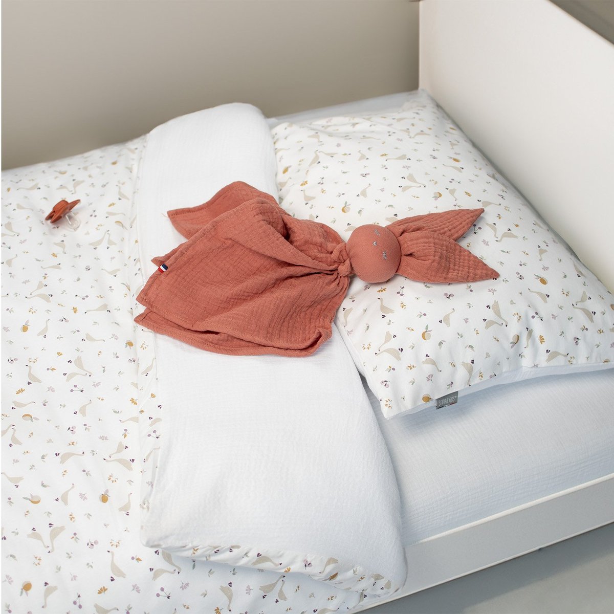 Housse de couette réversible SIDONIA sidonia, beige, écru, blanc, SEVIRA KIDS