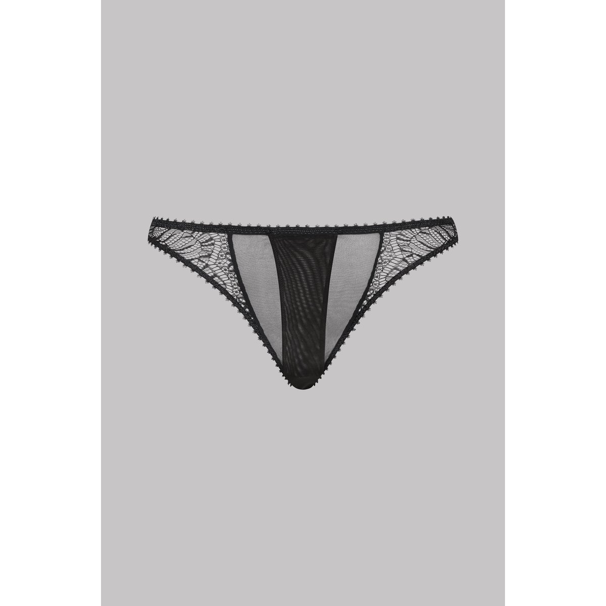 String ouvrable ACCROCHE CŒUR noir, MAISON CLOSE