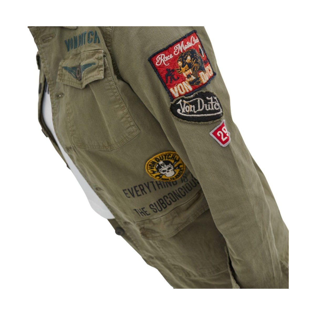 Veste Coton Angel kaki, VON DUTCH