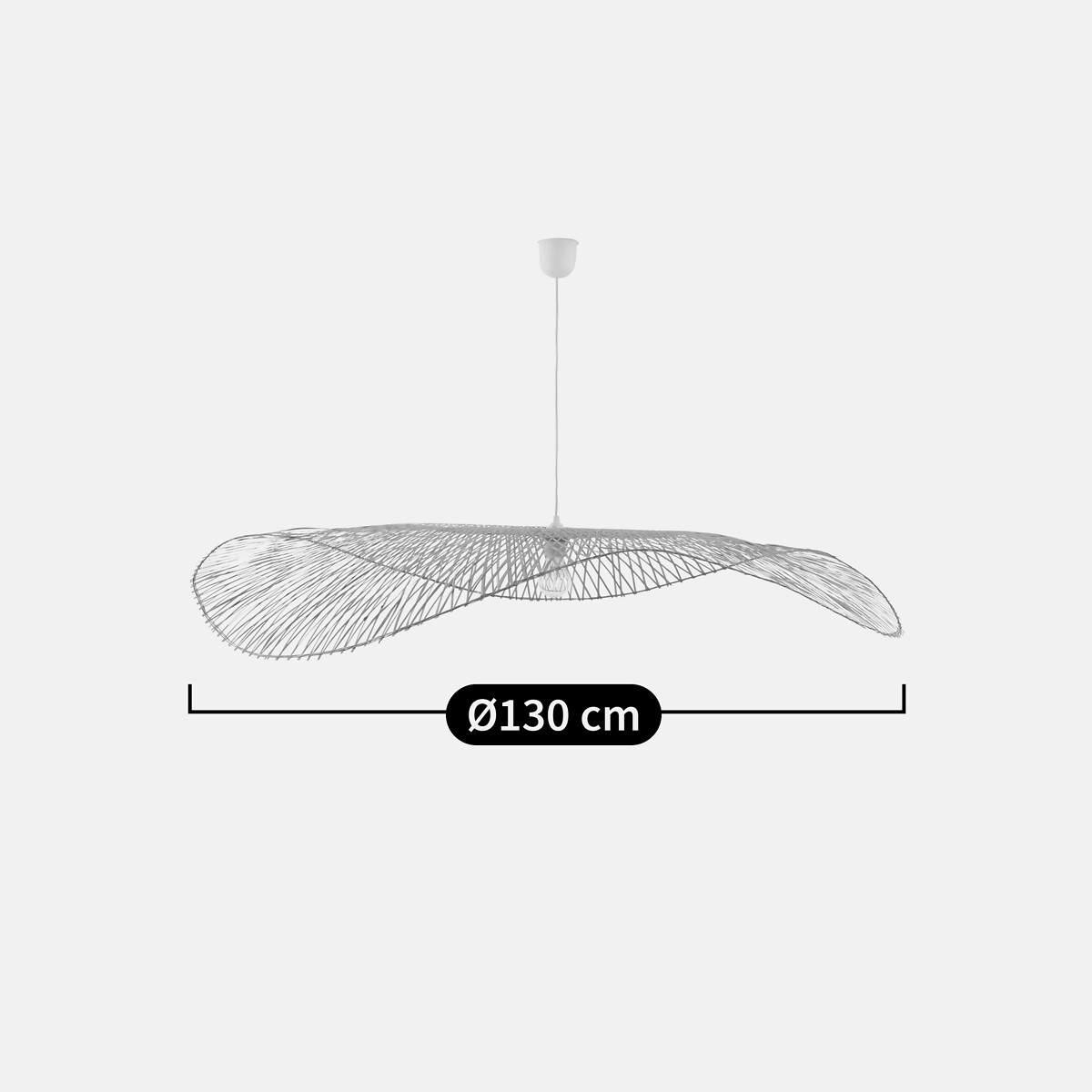 Suspension en bambou aérienne Ø130 cm, Ezia naturel, LA REDOUTE INTERIEURS