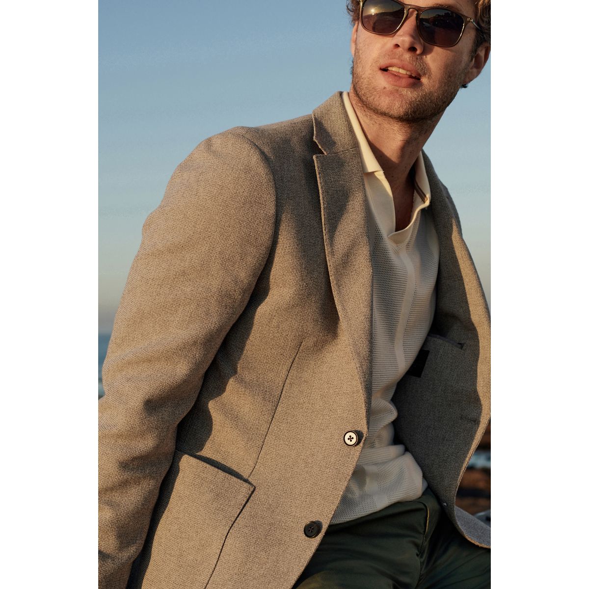 Blazer grège, NEXT