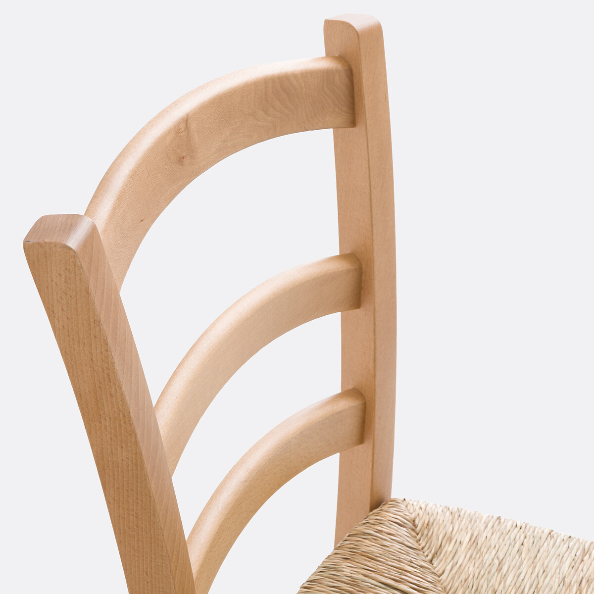 Set di 2 sedie rustiche in faggio massello, PERRINE grezzo, SO'HOME