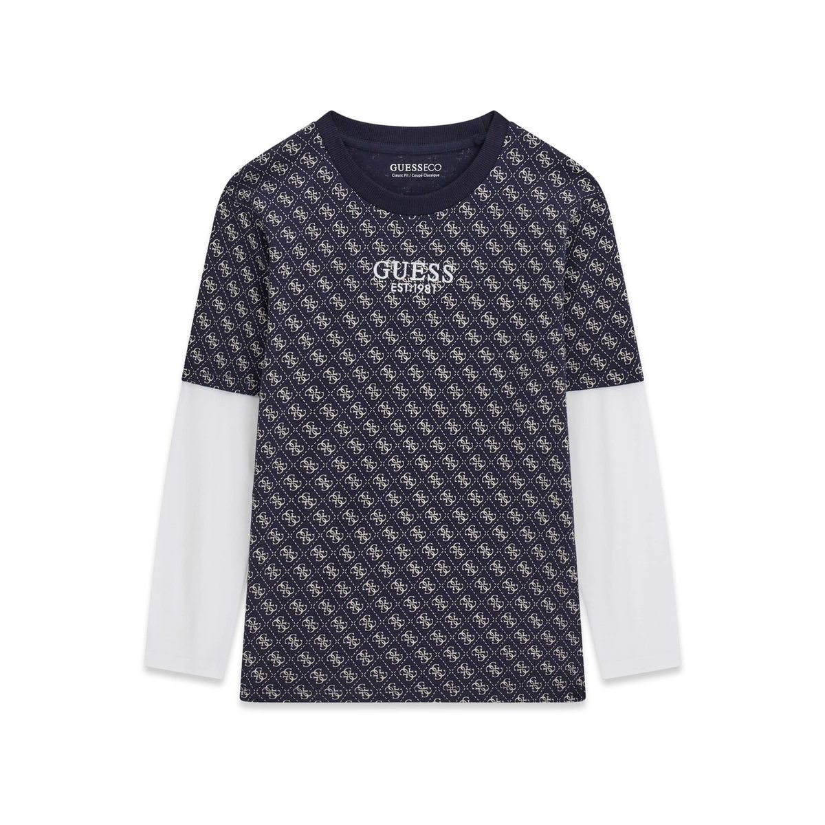 T-Shirt Avec Logo 4G blau multi, GUESS KIDS