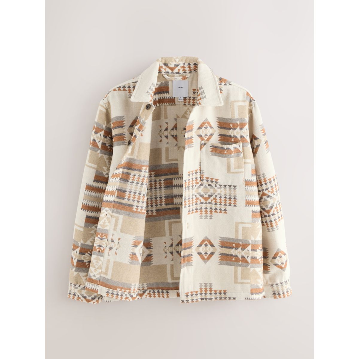 Veste-chemise style navajo écru, NEXT