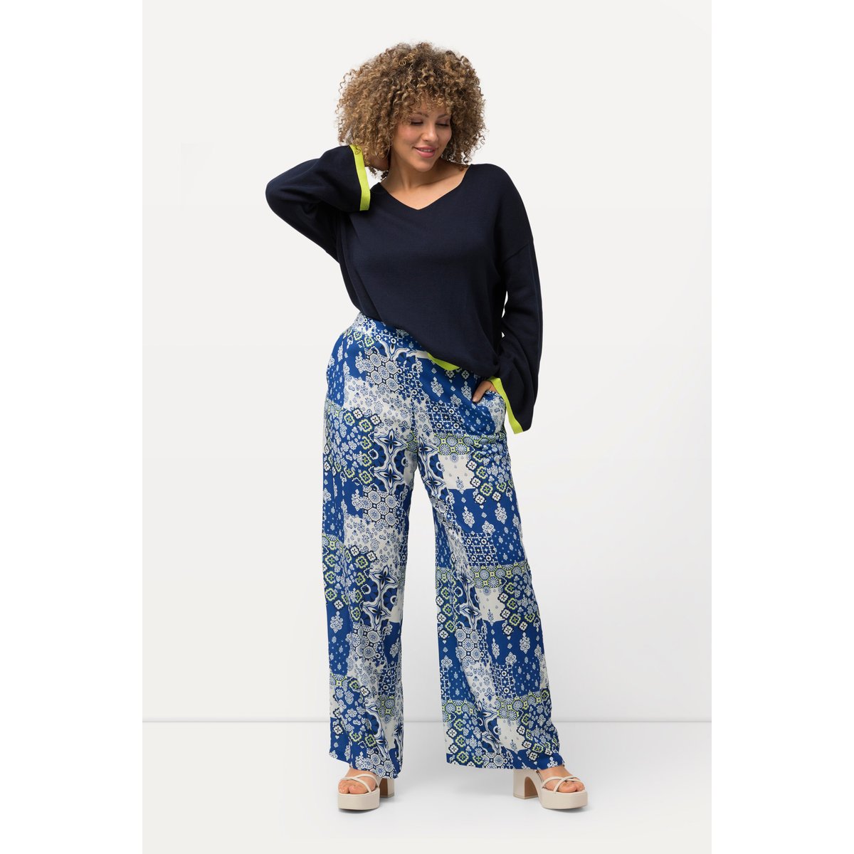 Pantalon Rose bleu cobalt, ULLA POPKEN