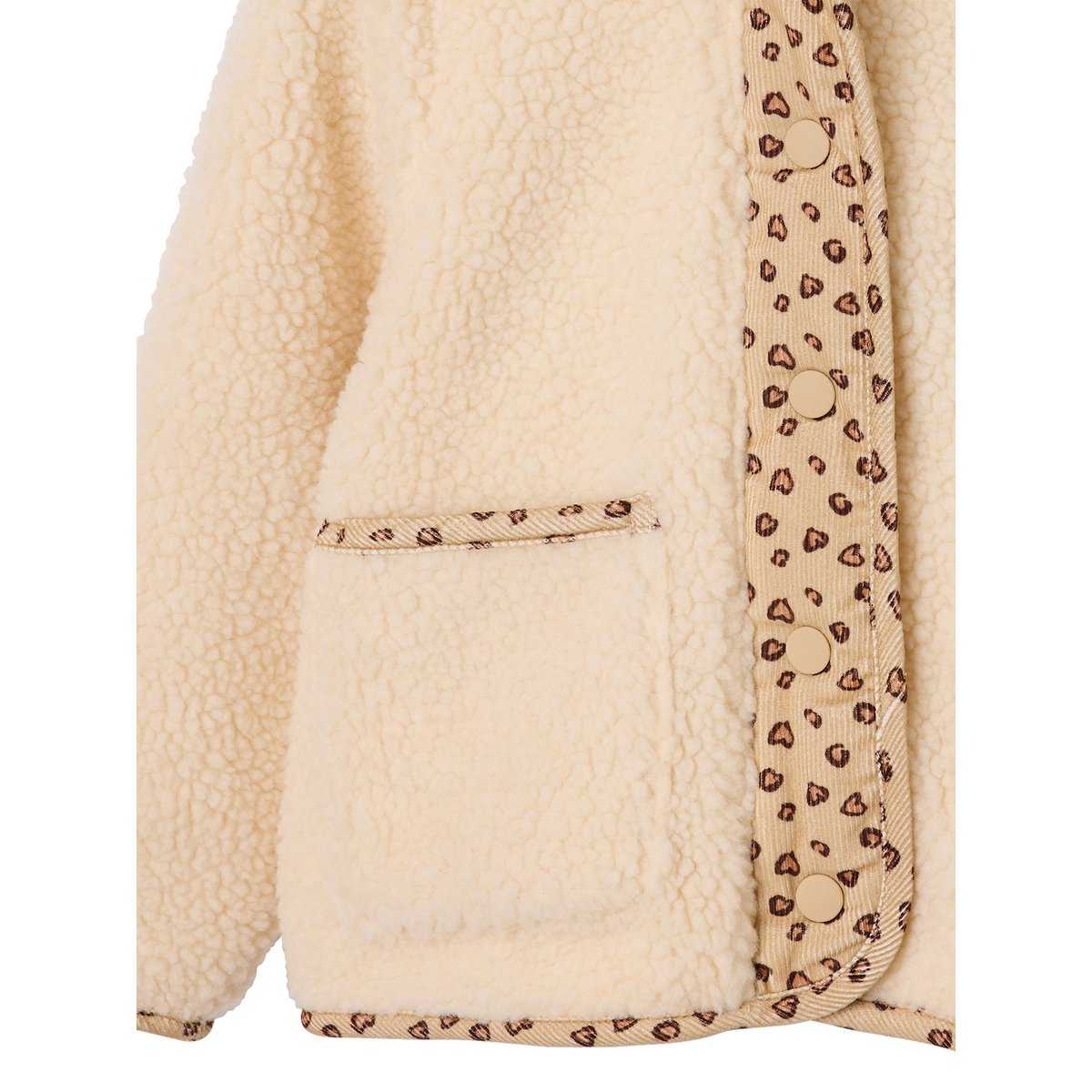 Veste à capuche vanille, VERTBAUDET