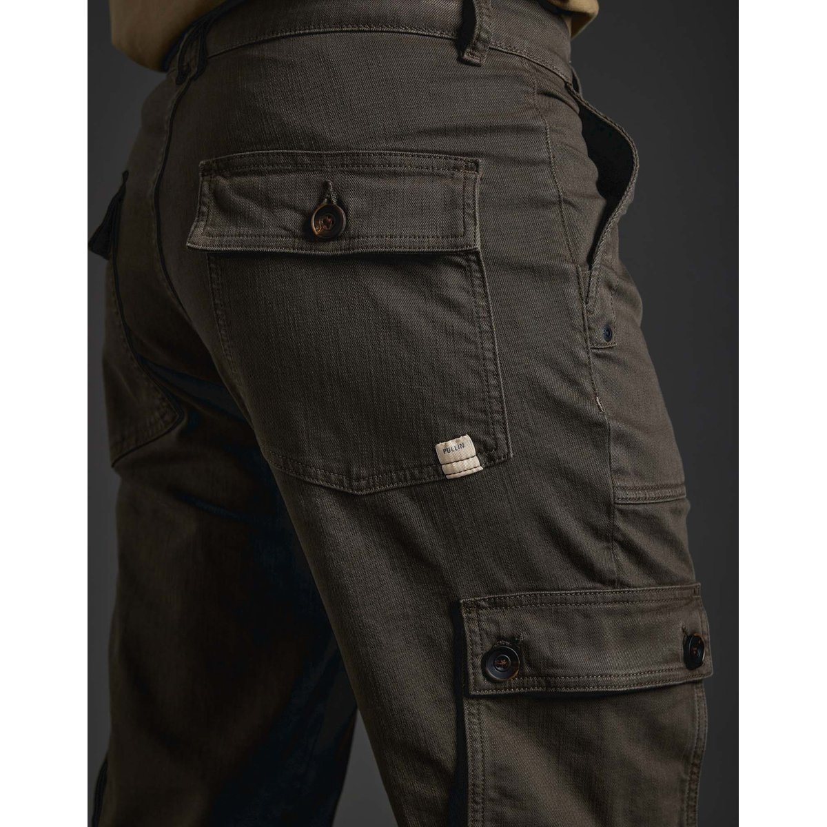 PANTALON CARGO SCAPE marron, PULLIN