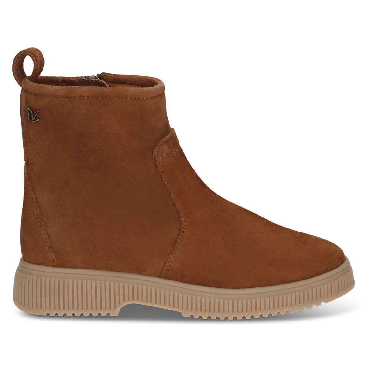 Bottine en cuir marron cognac, CAPRICE