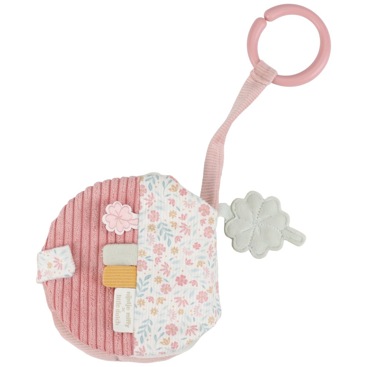 Livre d'activités pour poussette rose, beige, LITTLE DUTCH