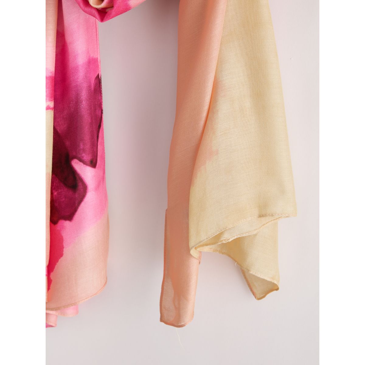 Écharpe légère motif floral rose/abricot, NEXT
