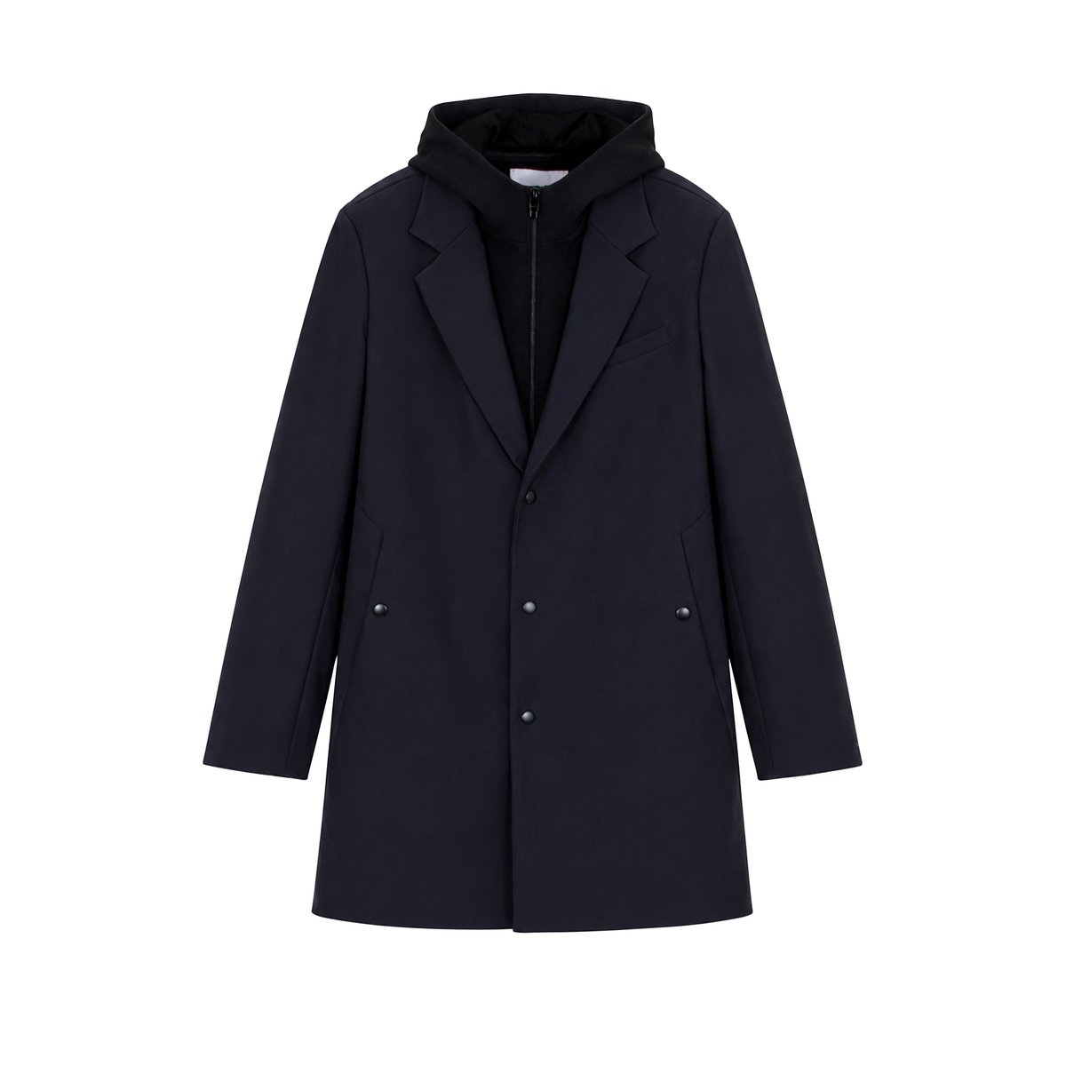 Parka parementure capuche amovible EASY CARE* bleu nuit, IKKS