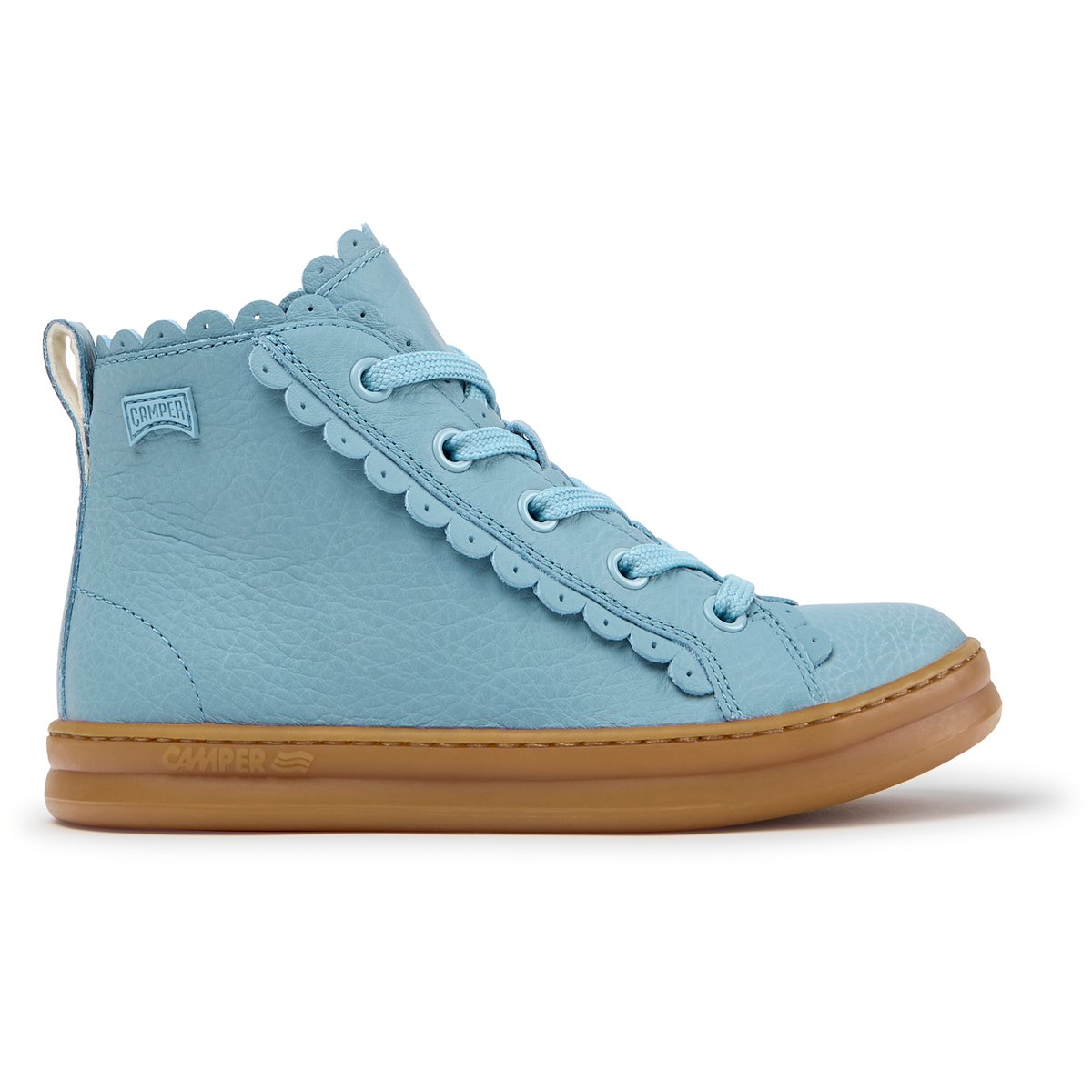 Sneaker-Bootie Runner Four Smooth Leather bleu pastel 001, CAMPER