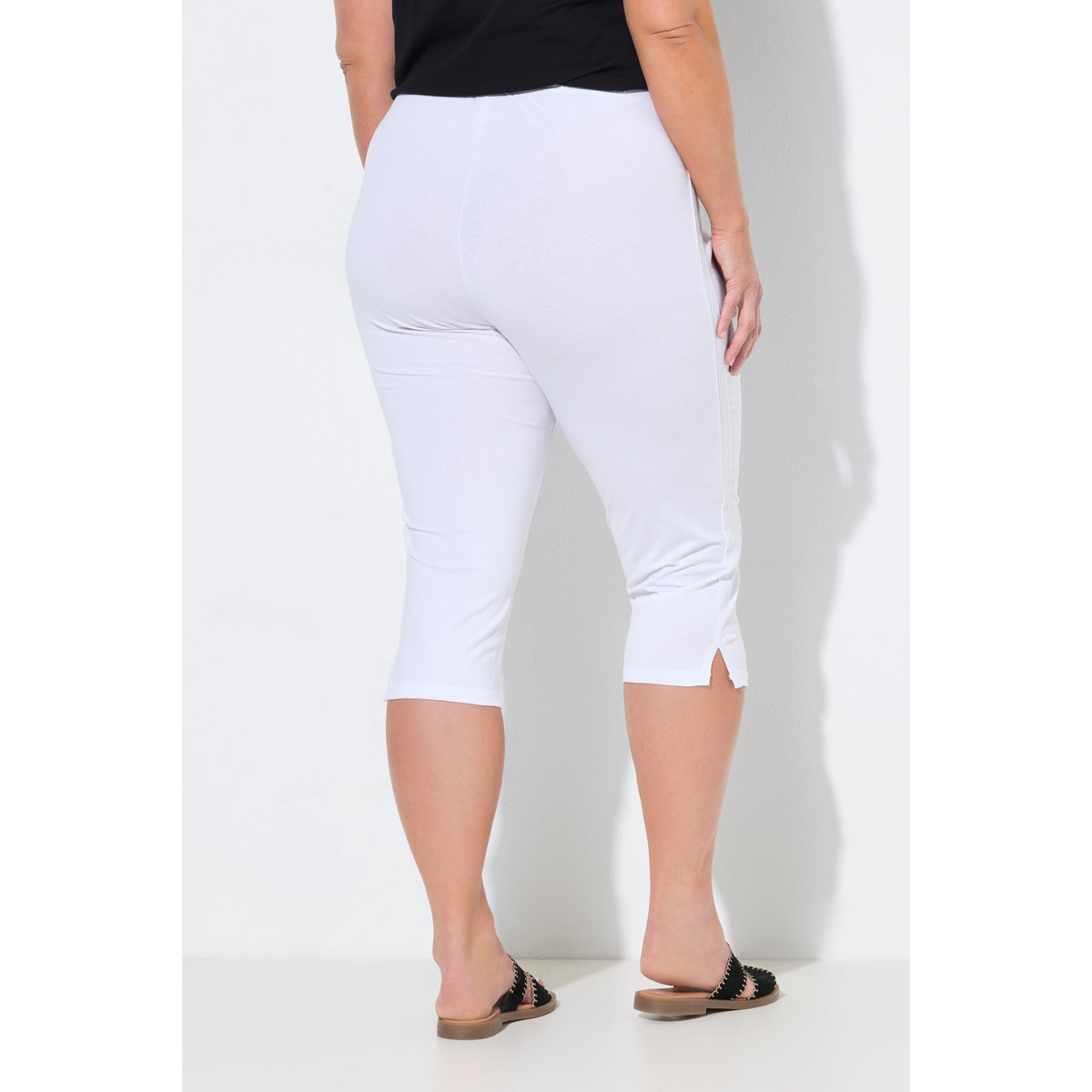 Lot de 2 leggings-corsaires blanc neige, ULLA POPKEN