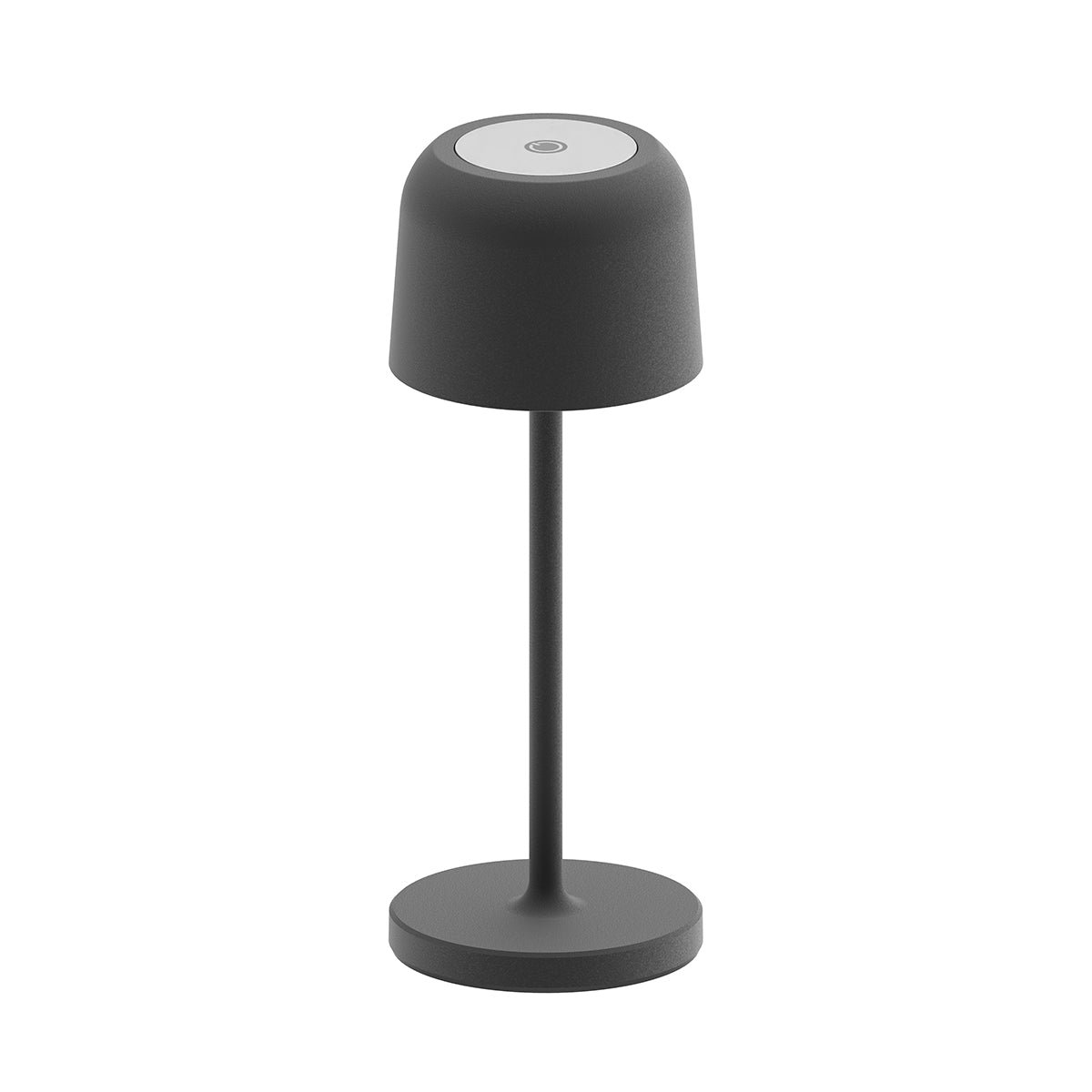 Lot de 6 Lampes de table avec socle 6x SOPHIA gris anthracite, LUMISKY