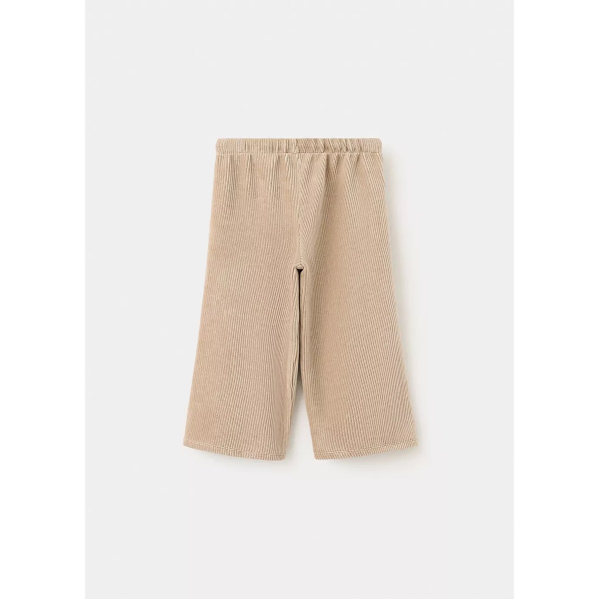 Pantalon en velours côtelé avec cordon de serrage marron, MANGO BABY