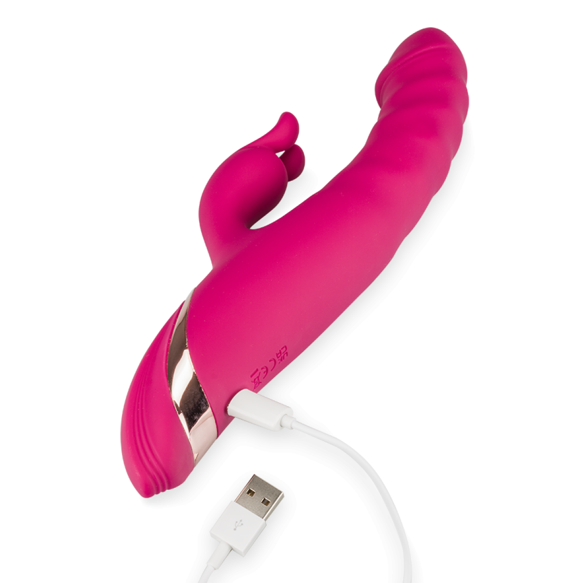 Vibromasseur puissant rabbit va-et-vient May fuchsia, LOVE AND VIBES