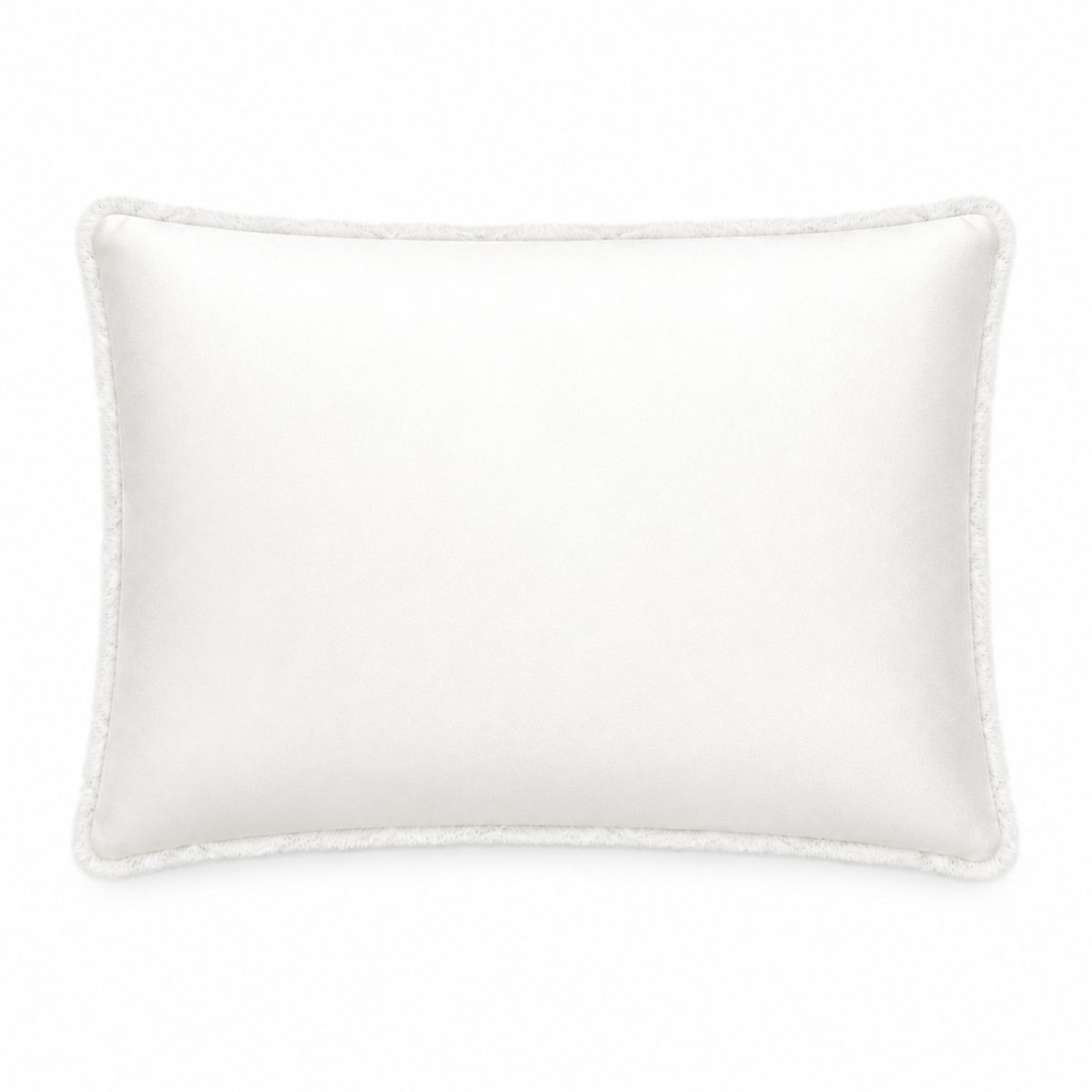 Coussin décoratif moucheté à texture bouclée et dos velours - QABANE ecru, HOME MAISON