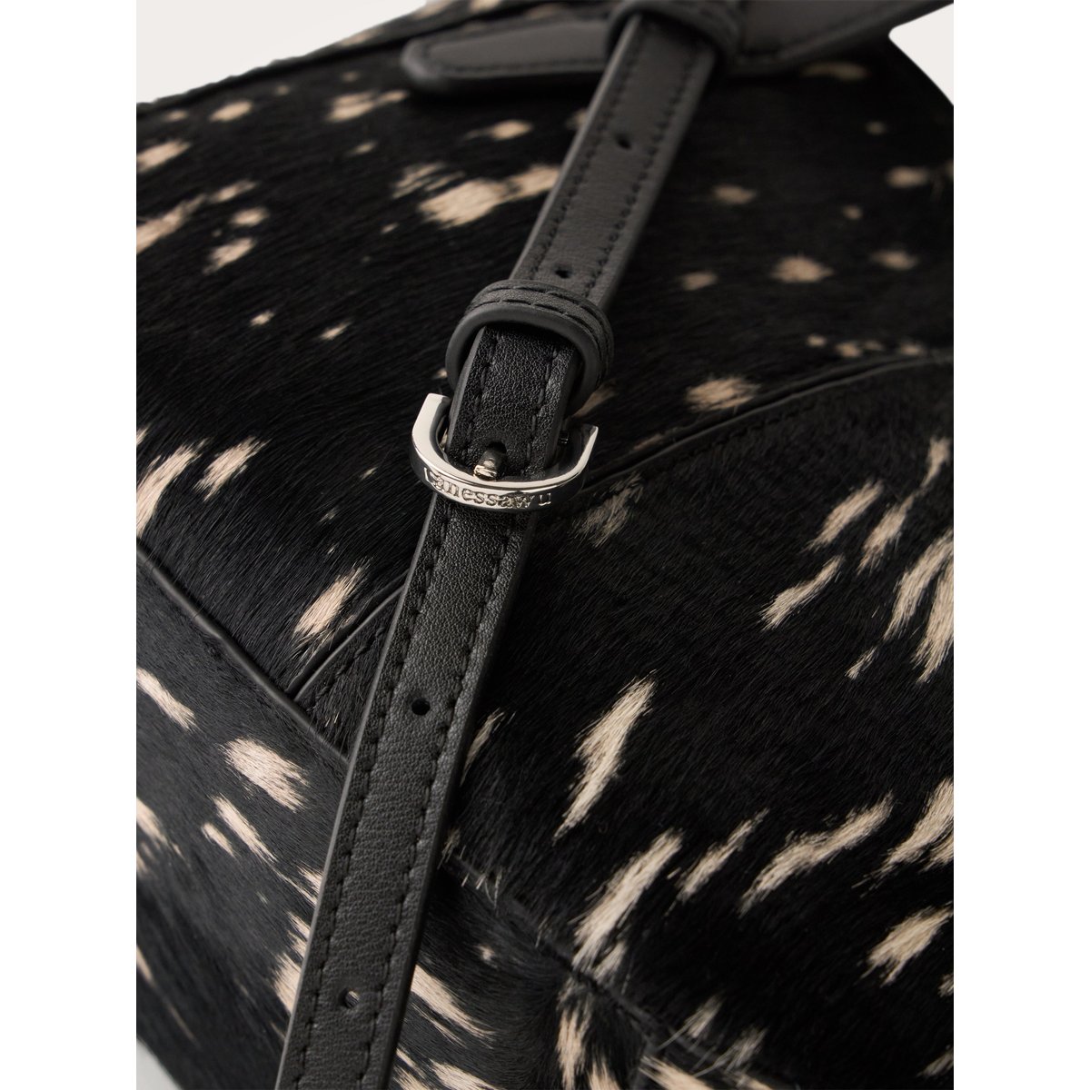Sac à main avec anses et bandoulière Mini ALTAÏ noir, VANESSA WU